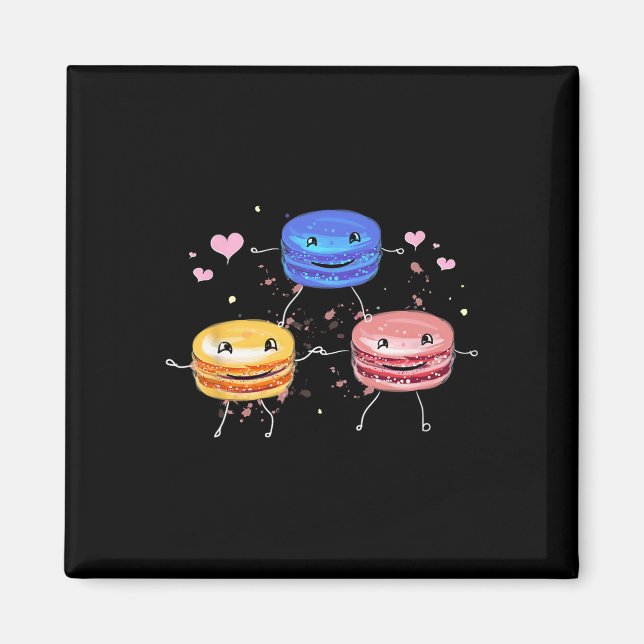 Imán Yummy Cute Cheerleading Macaroon Gift  (Frente)