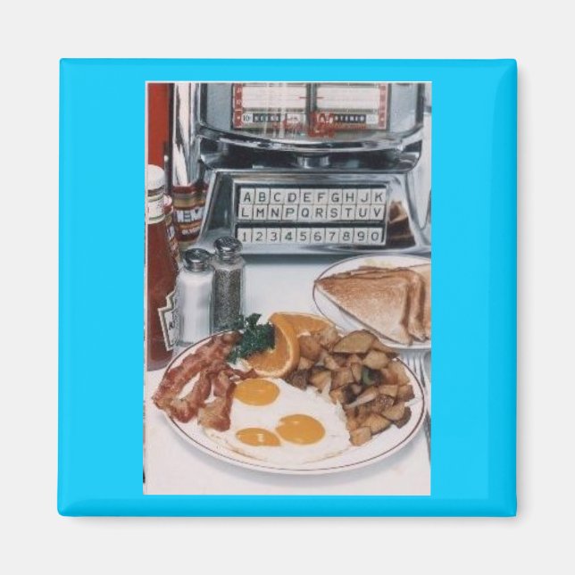 Imán Yummy Diner Food Magnet (Frente)