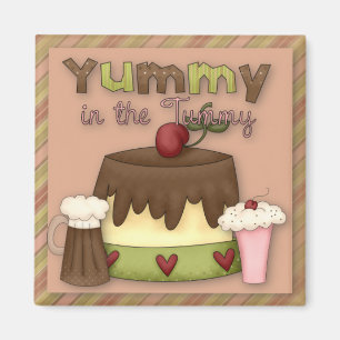 Imán Yummy in the Tummy Sweet Rets Magnet