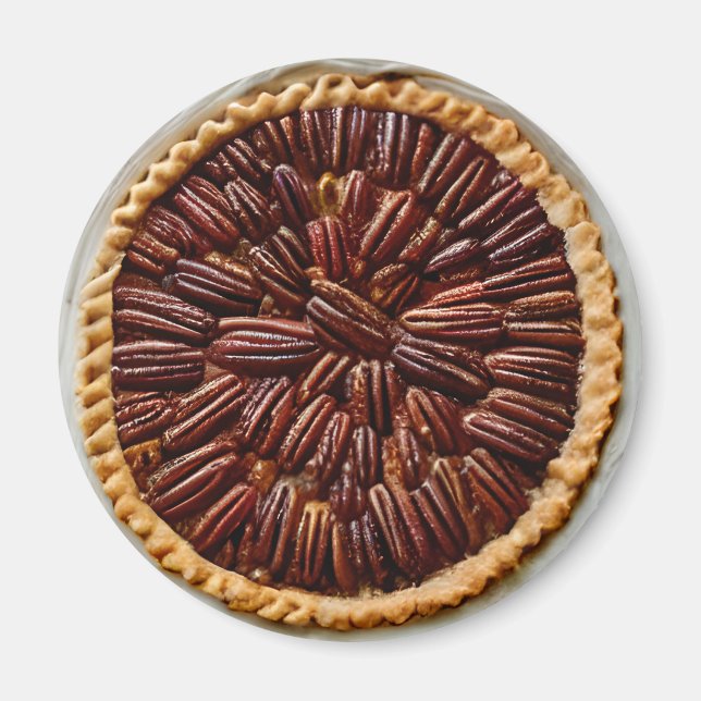 Imán Yummy Pecan Pie Food (Frente)