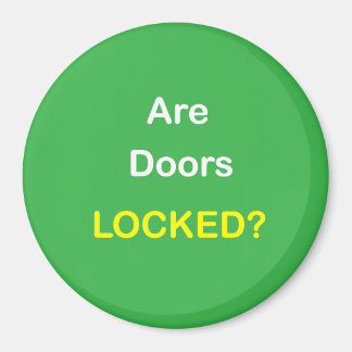 Imán z94 - Recordatorio magnético ~ ¿ESTÁN LAS PUERTAS 