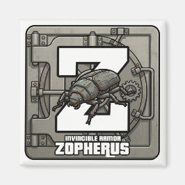 Imán Z is for Zopherus (Ironclad Beetle) –GTA Style ABС