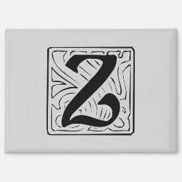 Imán Z Monogramm schwarz