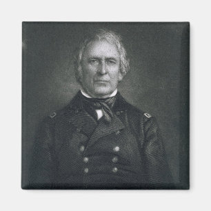 Imán Zachary Taylor, grabado después de un daguerrotip