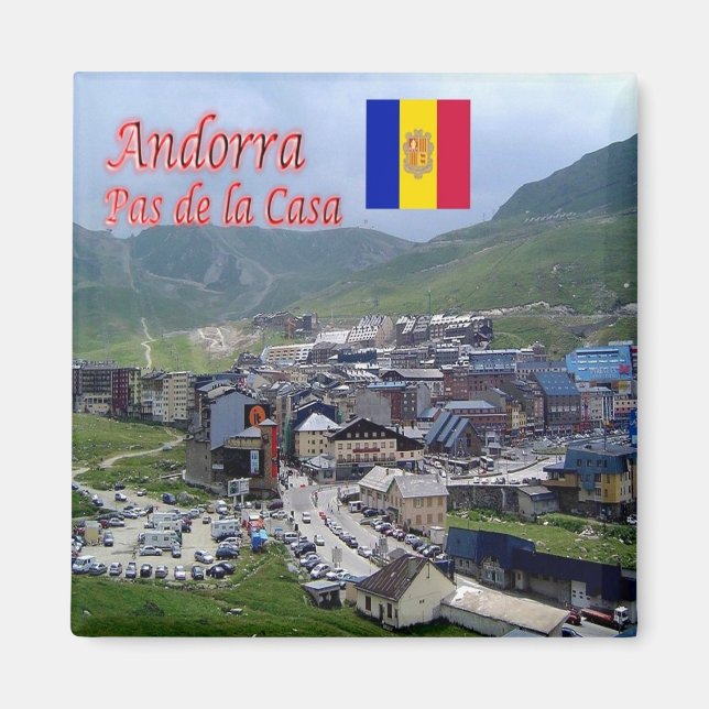 Imán zAD005 - PAS DE LA CASA - Andorra - Fridge (Frente)