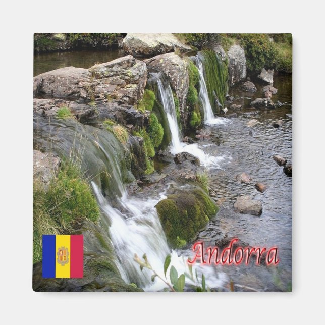 Imán zAD014 ESTANY DE TRISTAINA DE BAIX Andorra, Fidge (Frente)