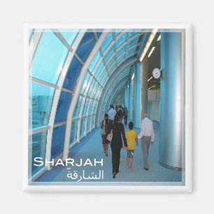 Imán zAE019 AEROPUERTO INTERNACIONAL SHARJAH, EAU, Frid