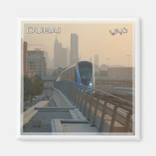 Imán zAE039 Metro DUBAI, Emiratos Árabes Unidos, Emirat