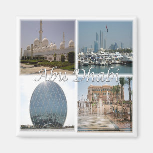 Imán zAE062 ABU DHABI, Emiratos Árabes Unidos, Fridge