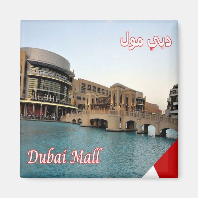 Imán zAE068 DUBAI, Mall mayor shopping, Fridge (Frente)