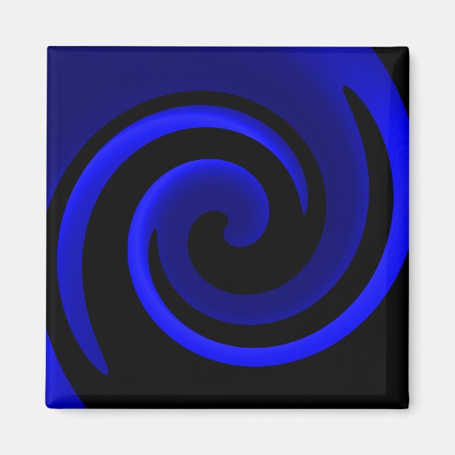 Imán Zafiro azul (Frente)