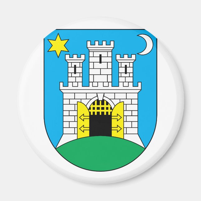 Imán zagreb, Croacia (Frente)