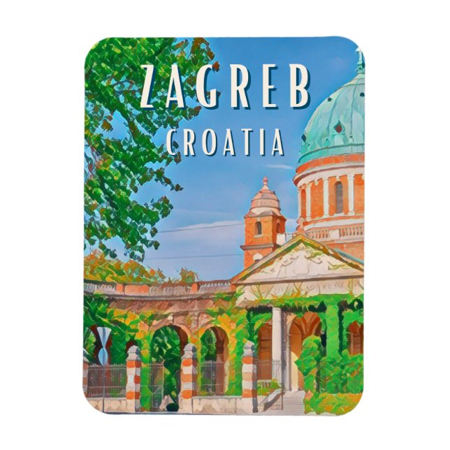 Imán Zagreb, ville historique de Croe (Vertical)