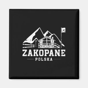 Imán Zakopane Polska Winter Sports Skowboard