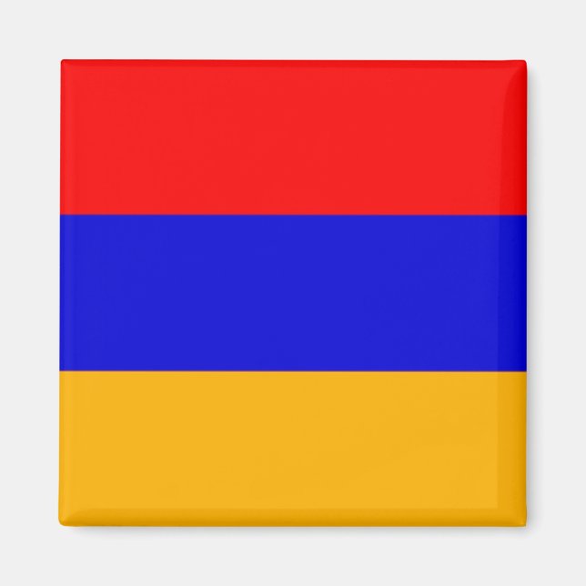 Imán zAM001 Armenian FLAG Armenia, Fridge (Frente)