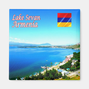 Imán zAM004 LAGO SEVAN Gegharkunik, Armenia, Magnet