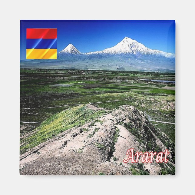 Imán zAM008 MONTE ARARAT, Armenia, Asia, Fridge (Frente)