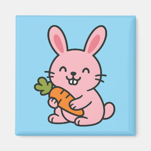 Imán Zanahoria de Comida de conejito - Cocina adorable 