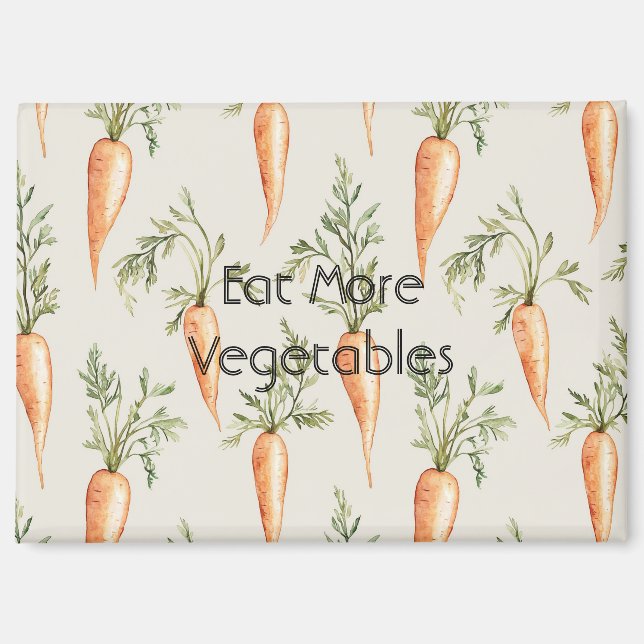 Imán Zanahorias Verduras de Cottage  (Anverso)