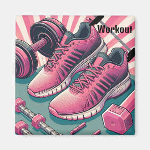 Imán Zapatillas de gimnasio con entrenamiento con pesas