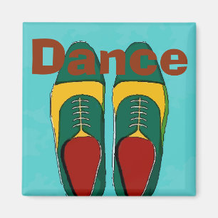 Imán Zapatos de los hombres, danza, texto del cambio
