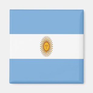 Imán zAR001 BANDERA ARGENTINA, América, Fridge