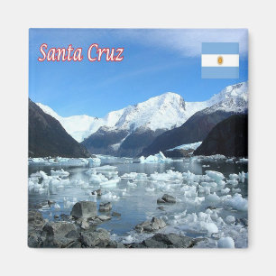 Imán zAR020 LOS GLACIARES N.P. Santa Cruz, Fridge
