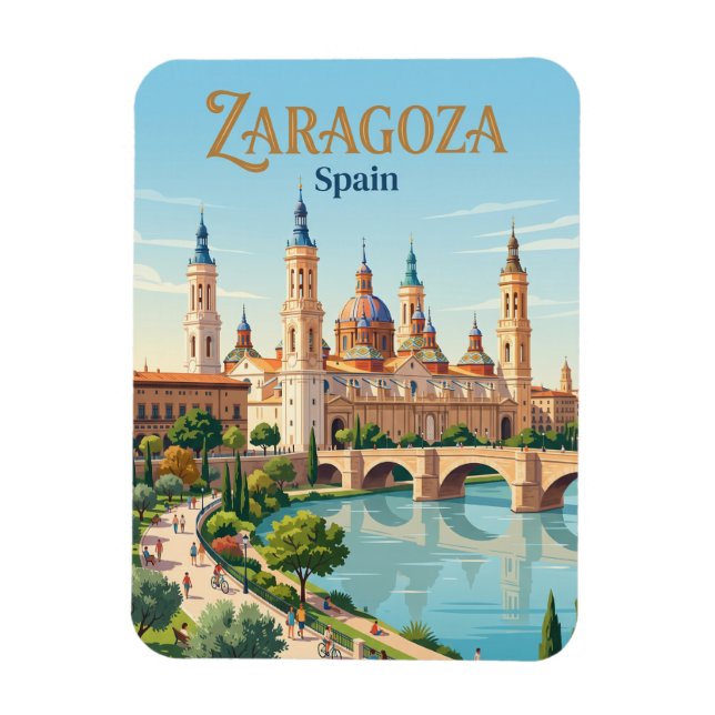 Imán Zaragoza, España (Vertical)