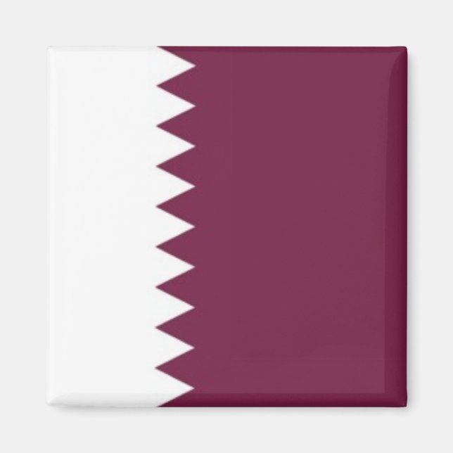 Imán ZaraQA001 BANDERA qatarí Qatar, nevera (Frente)