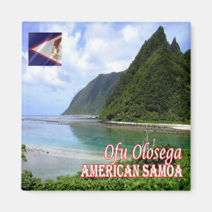 Imán zAS008 OFU OLOSEGA, Samoa Americana, Fridge