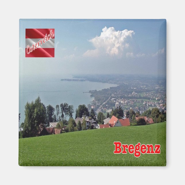 Imán zAT021 - BREGENZ Austria - Fridge (Frente)