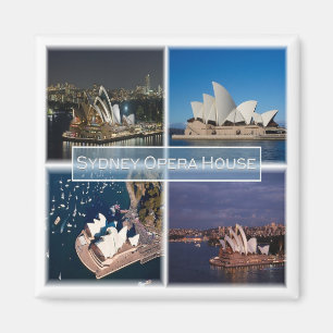 Imán zAU010 SYDNEY, OPERA HOUSE, Australia, Fridge