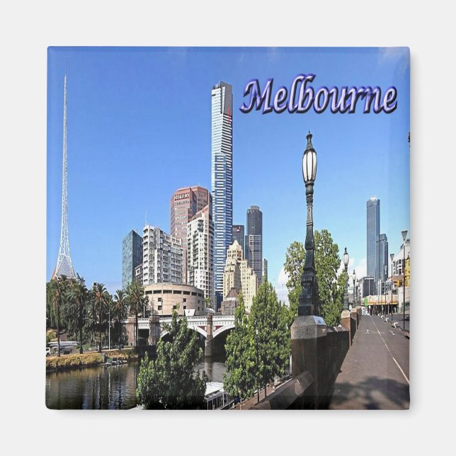 Imán zAU047 MELBOURNE, Australia, Oceanía, Fridge (Frente)