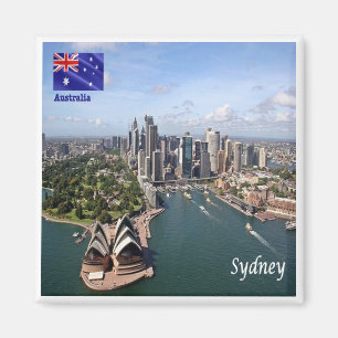 Imán zAU048 SYDNEY, Australia, Oceanía, Fridge Magnet