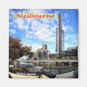 Imán zAU054 MELBOURNE, EUREKA TOWER, Australia, Fridge