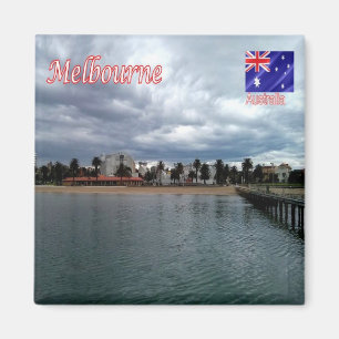 Imán zAU070 MELBOURNE, Australia, Oceania Fridge