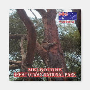 Imán zAU075 MELBOURNE, Gran Aceite de Otway N.P.