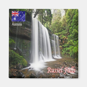 Imán zAU108 RUSSEL FALLS, Australia, Oceanía, Fridge