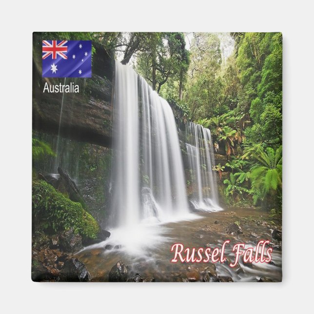 Imán zAU108 RUSSEL FALLS, Australia, Oceanía, Fridge (Frente)