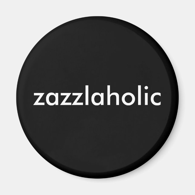 Imán Zazzlaholic (Frente)