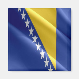 Imán zBA002 WAVING FLAG Bosnia y Herzegovina, Fridge