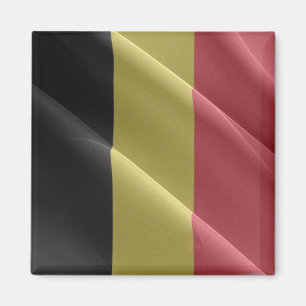 Imán zBE002 BELGA ondeando FLAG Bélgica - Fridge