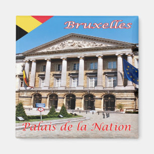 Imán zBE020 Palacio de la Nación de BRUSELAS BRUXELLES,