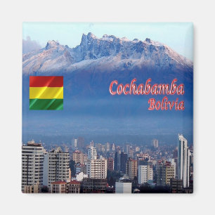 Imán zBO018 COHABAMBA,Cordillera Tunari, Bolivia,Fridge