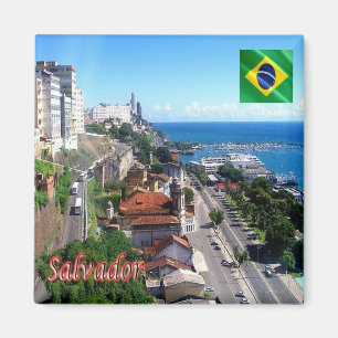 Imán zBR020 SALVADOR, Brasil, Bahía, Fridge