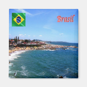 Imán zBR028 RIO DAS OSTRAS, Brasil, América, Fridge