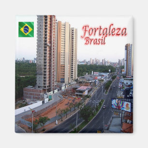 Imán zBR034 FORTALEZA, Brasil, América, Fridge