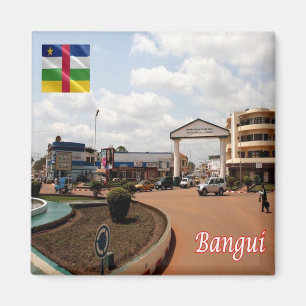 Imán zCF009 BANGUI, República Centroafricana, Fridge