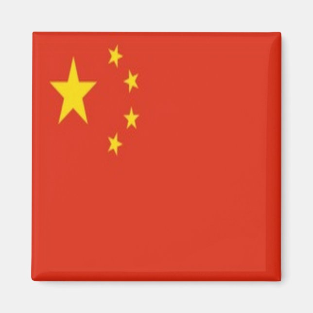 Imán zCH001 BANDERA china PRC, Fridge (Frente)