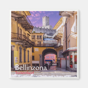 Imán zCH004 BELLINZONA Suiza, Fridge Magnet